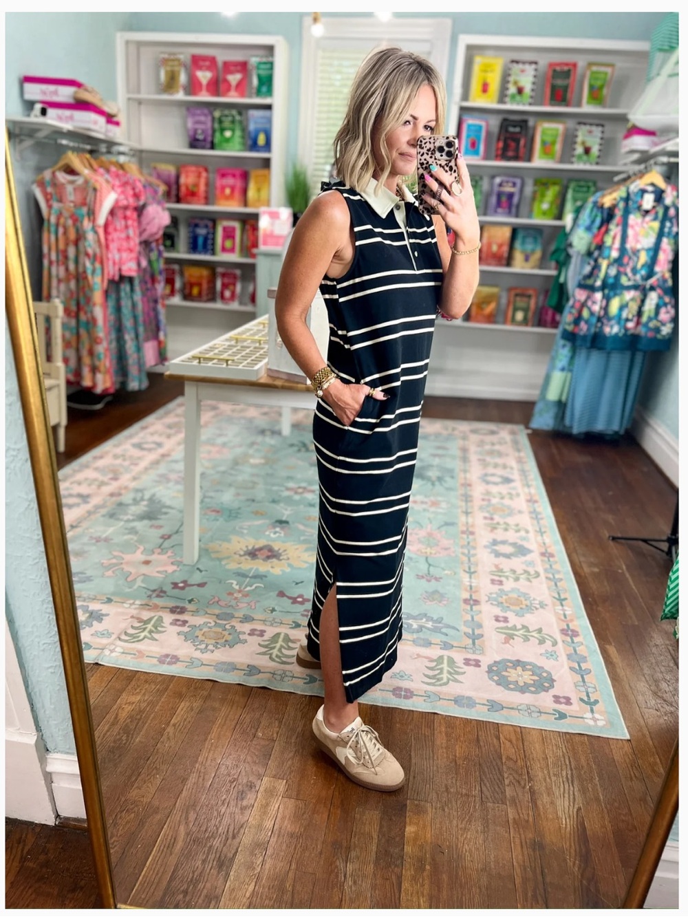 Entro midi dress size M